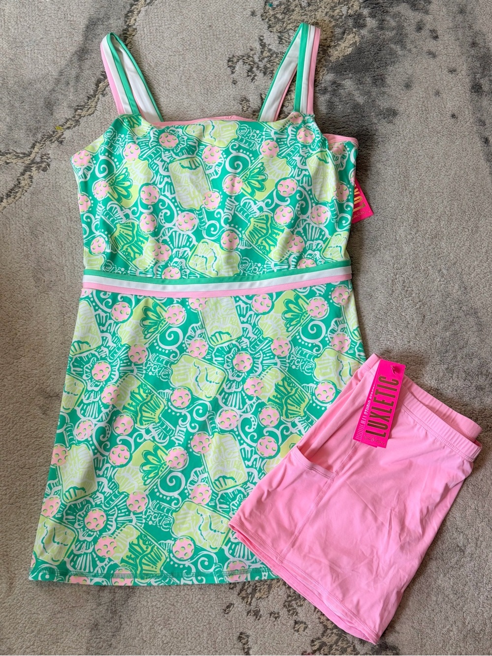 NWT Lilly Pulitzer Luxletic Deidra Dress UPF 50+ Sz L